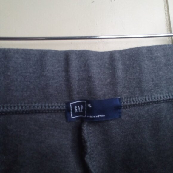 Gap Pants Cropped XL Zip Ponte Legg Lot of 2 Charcoal Gray - Picture 11 of 12